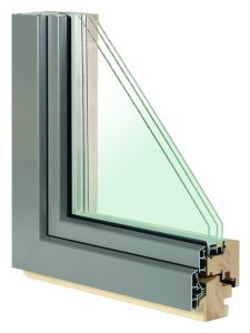 Holz-Aluminium-Fenster (IV78) mit Dreifachverglasung